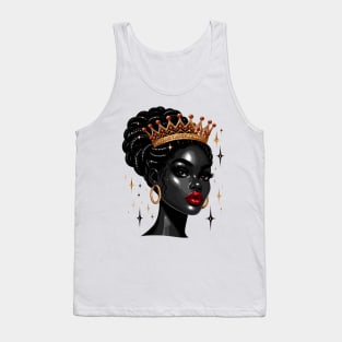 African Queen Crown Tank Top